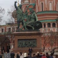 Photo taken at Monument to Minin and Pozharsky by Guram K. on 4/20/2013