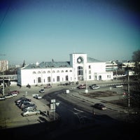 Photo taken at Novgorod-na-Volkhove railway station by Katerina N. on 4/17/2013
