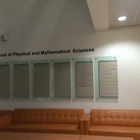 Photo taken at School of Physical and Mathematical Sciences (SPMS) by Phan H. on 5/20/2013