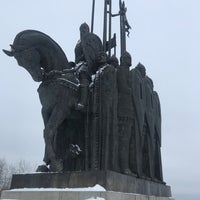 Photo taken at Монумент в память о Ледовом побоище by Sergey K. on 2/5/2022