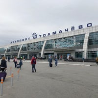 Photo taken at Tolmachevo International Airport (OVB) by Sashka Z. on 9/4/2019