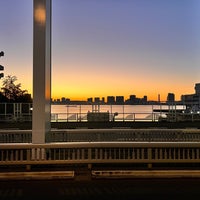 Photo taken at 日の出水門 by じゃる༸﻿ on 10/13/2023