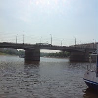 Photo taken at Причал «Новоспасский мост» by Ksenia S. on 5/18/2013