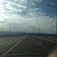 Photo taken at Мост через Кольский залив by Alisha on 4/25/2013