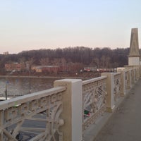 Photo taken at Новоандреевский мост by Alexandra M. on 4/19/2013