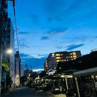 Photo taken at Meguro River Green Road by Lily on 7/15/2023