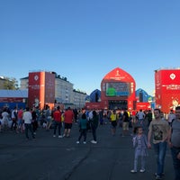 Photo taken at International Fifa Fan Fest Saransk by tekilalatina on 6/20/2018