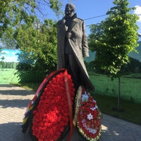 Photo taken at Новый Памятник Генералу Корнилову by Игорь П. on 5/8/2016