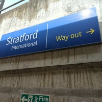 Photo taken at Stratford International Railway Station (SFA) by Po-Hsiang H. on 9/7/2022