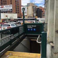 Photo taken at MTA Subway - Canal St (A/C/E) by Alan M. on 5/26/2017