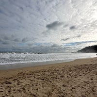 Photo taken at Songjeong Beach by JE H. on 1/21/2024