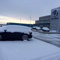 Photo taken at Bergstrom Acura by Michael B. on 1/26/2016