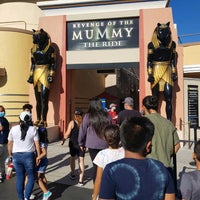 Photo taken at Revenge of the Mummy - The Ride by SuZie T. on 8/4/2021