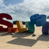 Photo taken at Siloso Beach by AET on 1/27/2024