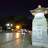 Photo taken at Jingu Bridge by Shin-Nosuke F. on 6/4/2022