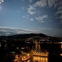 Photo taken at Bellevue Palace Bern by Julian W. on 8/30/2023