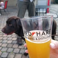Photo taken at Red Hare Brewing Company by Christy P. on 8/4/2021