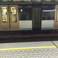 Photo taken at Metro Lijn 1 / Métro Ligne 1 (MIVB / STIB) by Webcom 2.0 on 1/15/2016