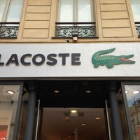 Photo taken at Lacoste by Laurent D. on 7/6/2013