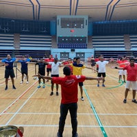 Photo taken at Jurong East Sports Complex by Xin Sian C. on 9/21/2019