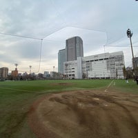 Photo taken at 錦糸公園 野球場 by ゆうたろ on 2/29/2020