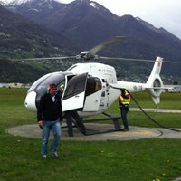 Photo taken at Locarno Airport by Rosalba S. on 4/21/2013