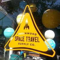 Photo taken at Greenwood Space Travel Supply Co. by Stephanie L. on 8/17/2014