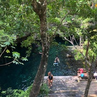 Photo taken at Gran Cenote by Érica L. on 9/24/2022