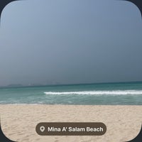 Photo taken at Mina A&amp;#39; Salam Beach by Turky on 9/16/2023