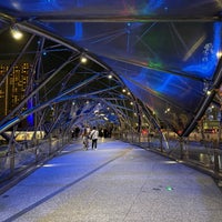 Photo taken at The Helix Bridge by Gilbert G. on 3/16/2024