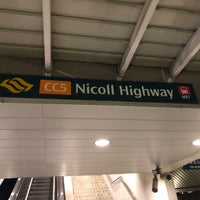 Photo taken at Nicoll Highway MRT Station (CC5) by Gilbert G. on 7/19/2019