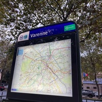 Photo taken at Métro Varenne [13] by Gilbert G. on 11/8/2022