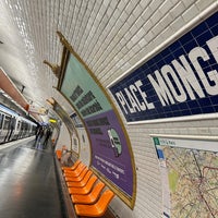 Photo taken at Métro Place Monge [7] by Gilbert G. on 11/8/2022