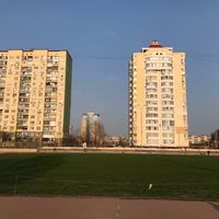 Photo taken at Стадион «Единство» by Виктория П. on 4/14/2018