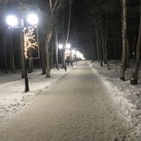 Photo taken at Городской парк культуры и отдыха им. Ю.А. Гагарина by Анатолий on 4/3/2019