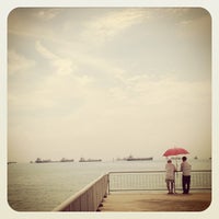 Photo taken at Six Pipes Jetty by Ngiap Heng T. on 12/22/2012