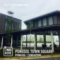 Photo taken at Punggol Town Square by Aaron W. on 12/23/2016