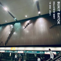 Photo taken at Hillview MRT Station (DT3) by Aaron W. on 12/14/2021