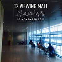 Photo taken at Viewing Mall | Terminal 2 by Aaron W. on 11/30/2015