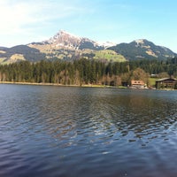 Photo taken at Schwarzsee by Olivia L. on 4/24/2013