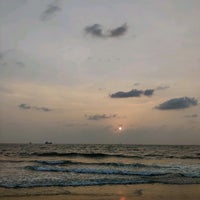 Photo taken at Panambur Beach by Vikhyath K. on 3/20/2021
