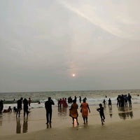 Photo taken at Panambur Beach by Vikhyath K. on 3/29/2021