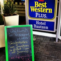 Photo taken at Best Western Plus Hotel Bautzen by Christian K. on 10/8/2012