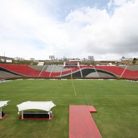 Photo taken at Estádio Manoel Barradas (Barradão) by Ronaldo P. on 7/1/2016