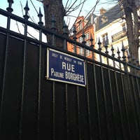Photo taken at Rue Pauline Borghese by Louise G. on 3/3/2013