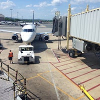 Photo taken at Gate D41 by Rob K. on 5/23/2014