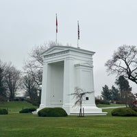 Photo taken at Peace Arch Border Crossing by Madhuri D. on 12/10/2023