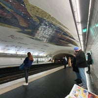 Photo taken at Métro Cluny–La Sorbonne [10] by Nikolay G. on 1/8/2022