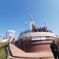 Photo taken at Памятник Кириллу и Мефодию by Nikolay G. on 4/28/2019