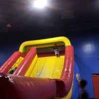 Photo taken at Fun Max Jump In by Sarah L. on 7/16/2013